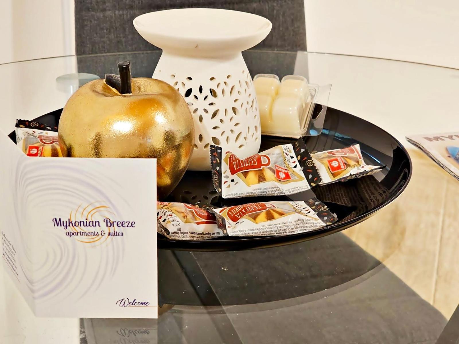 Mykonian Breeze Apartment อโนเมรา ภายนอก รูปภาพ